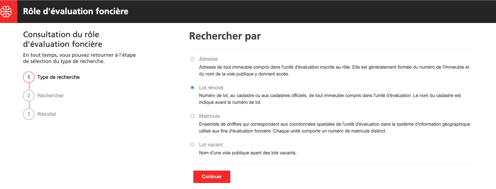 Comment trouver les taxes municipales d'un immeuble au Québec (rôle d'évaluation foncière)