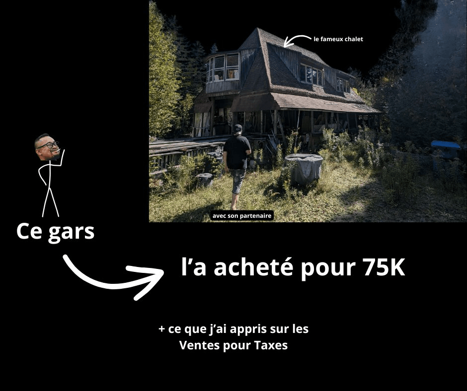Vente pour taxes au Québec : comment j'ai découvert les enchères municipales (guide complet 2026)